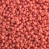 11/0 Miyuki Seed Beads Dark Salmon Pink Opaque Duracoat #4464